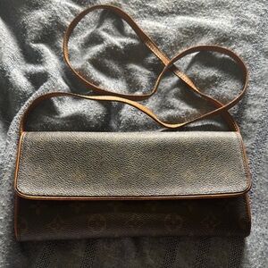 Elegant Brown Designer Shoulder Bag
